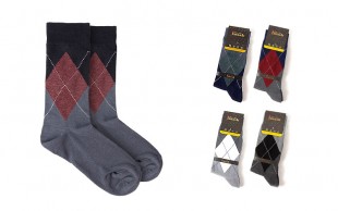 جوراب ساقدار مردانه imash طرح اسکاچ