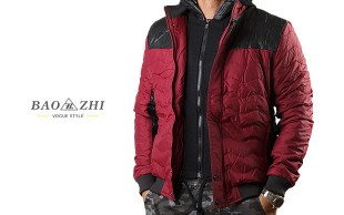 کاپشن مردانه کلاهدار BAOZHI