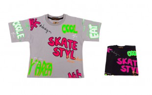 تیشرت دخترانه طرحدار