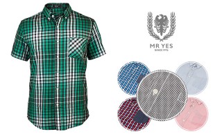 پیراهن مردانه آستین کوتاه MR YES