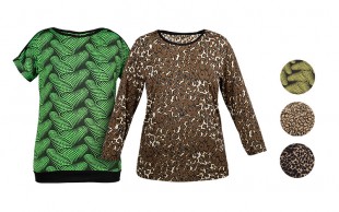 بلوز طرح پلنگی زنانه
