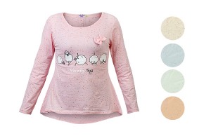 بلوز آستین بلند زنانه طرح Sheep