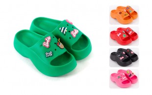 دمپایی زنانه زیتون مدل پرنسس