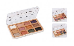 پالت سایه 12 رنگ  lura beauty