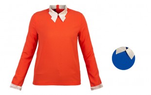 شومیز زنانه طرح  Orange Week