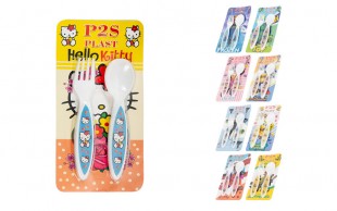 ست قاشق و چنگال بچگانه کارتونی