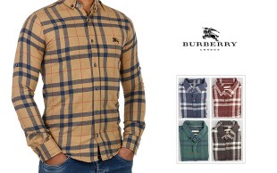 پیراهن پشمی مردانه طرح BURBERRY