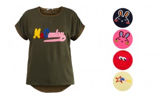 تیشرت طرح برجسته زنانه Madook