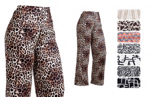 شلوار بگ زنانه طرحدار