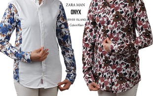 شومیز کتان طرحدار Multi Brand