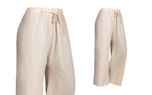 شلوار لینن زنانه کمر کش