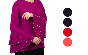 شومیز حریر کرپ Pearl