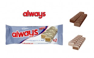 ویفر شکلاتی always