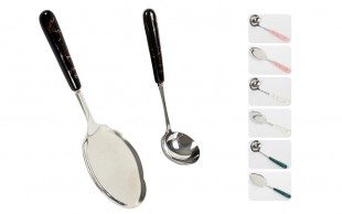 کفگیر و ملاقه طرح ماربل M.G.S