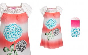 پیراهن راحتی زنانه گیاهی