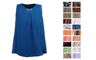 تاپ حریر طرحدار