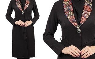 مانتو مجلسی یقه آرشال