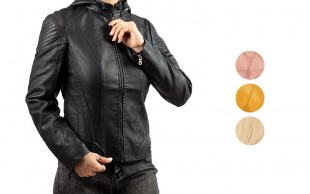 کاپشن زنانه چرمی Chaoliu City