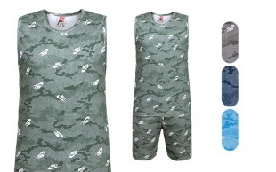 ست رکابی شلوارک مردانه طرح Nike