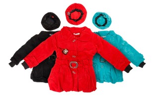 کت مخمل زمستانی دخترانه Vogue