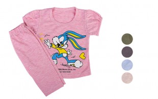 ست تیشرت و شلوار دخترانه