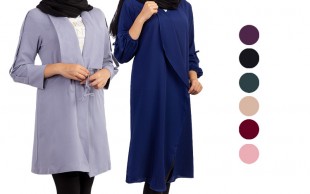 مانتو کرپ زنانه Plain