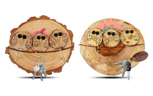 جا کلیدی دیواری چوبی