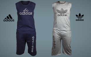 حلقه ای و شلوار کوتاه Adidas