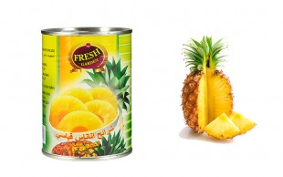 کمپوت آناناس حلقه ای