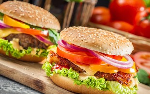 منوی باز پیتزا و ساندویچ فست فود روناک