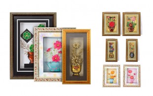 قاب دکوراتیو طرح گل