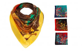 روسری گلدار زنانه