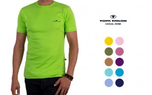 تیشرت یقه گرد مردانه Tom Tailor