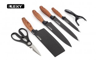 ست چاقو آشپزخانه 6 تکه Lucky