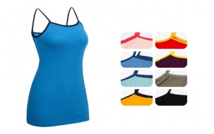 تاپ زنانه بندی رنگی