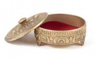 ظرف شکلات خوری طلایی