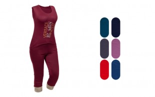 تاپ و شلوارک زنانه طرح Versace