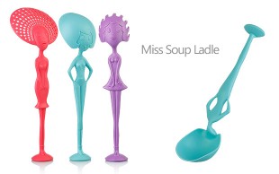 کفگیر و ملاقه طرح آدمک