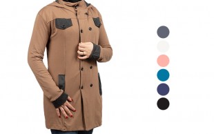 مانتو کلاه دار زنانه