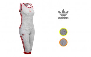 تاپ و برمودا زنانه طرح adidas