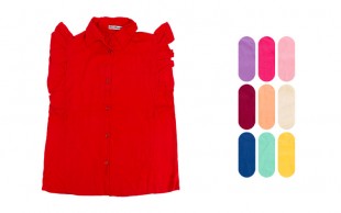 تاپ جلو دکمه دار کد 15968