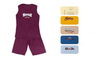 تاپ شلوارک زنانه چاپی