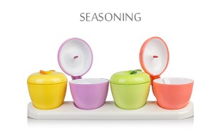 ست جا ادویه طرح سیب Seasoning