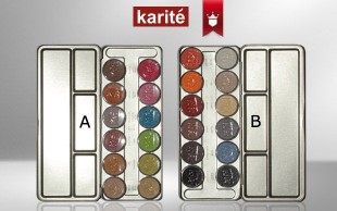 تخفیف ۴۵ درصدی پالت ۱۲ رنگی سایه گریم Karite