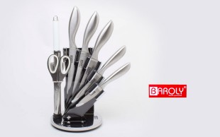 ست چاقو و استند  BAROLY