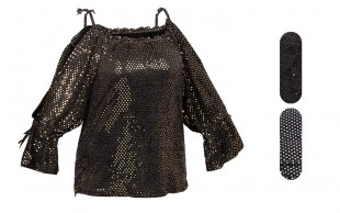 بلوز مجلسی پولکی