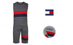 حلقه ای و شلوارک مردانه طرح TOMMY