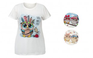 تیشرت زنانه طرح owl