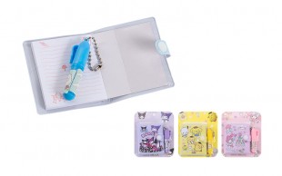 ست دفترچه یادداشت و خودکار فانتزی