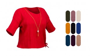 کراپ تیشرت آویزدار